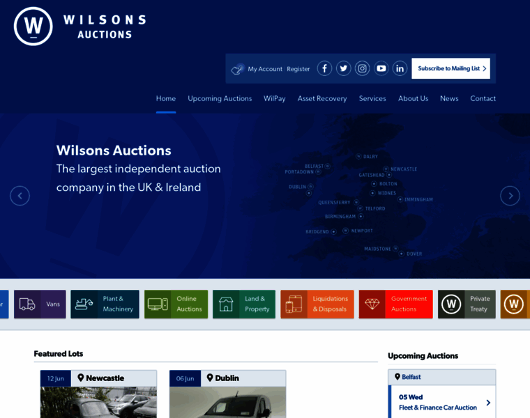 Wilsonsauctions.com thumbnail