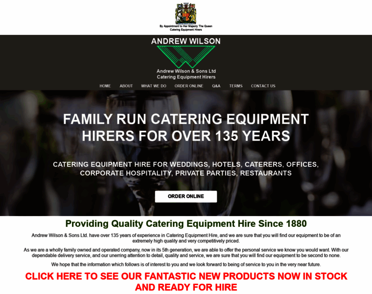 Wilsonscaterhire.co.uk thumbnail