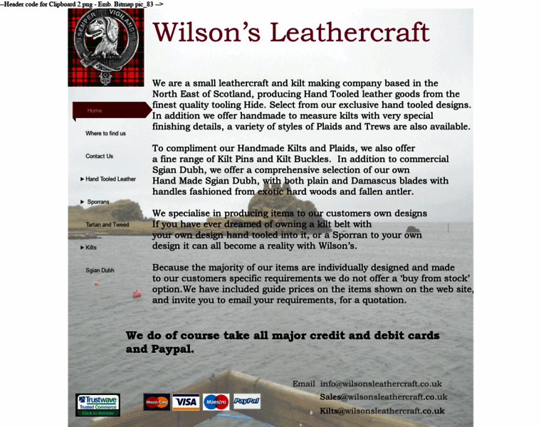 Wilsonsleathercraft.co.uk thumbnail
