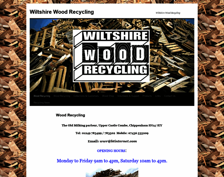 Wiltshirewoodrecycling.org.uk thumbnail