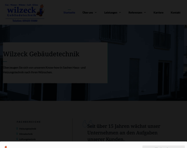 Wilzeck-gebaeudetechnik.de thumbnail