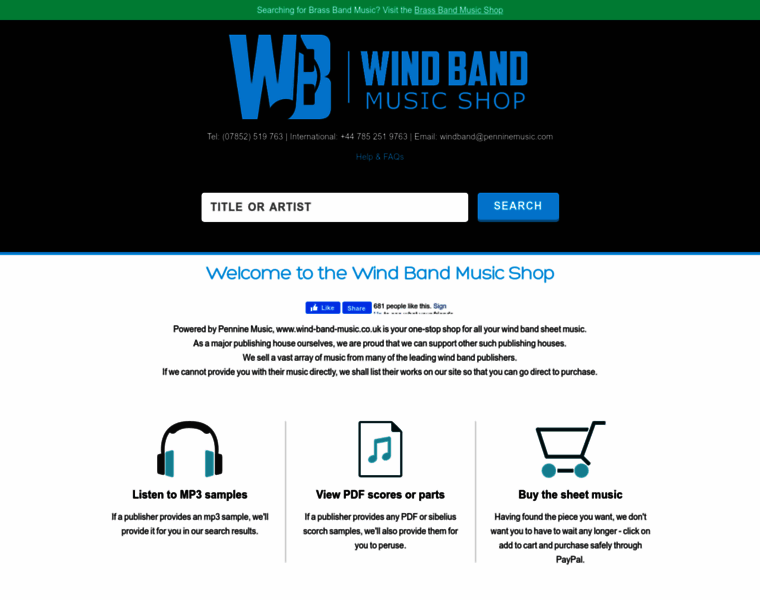 Wind-band-music.co.uk thumbnail