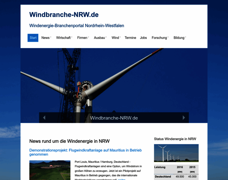 Windbranche-nrw.de thumbnail
