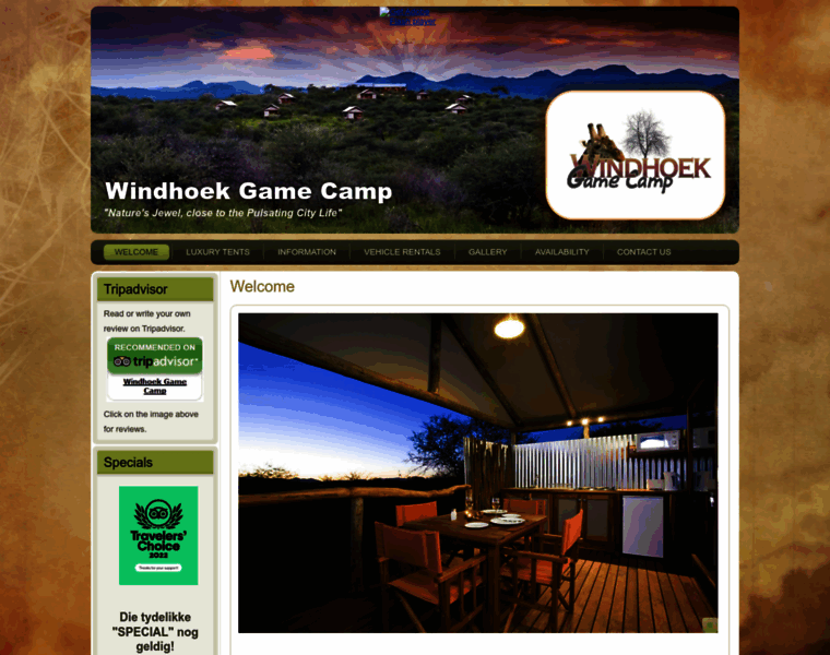 Windhoekgamecamp.com thumbnail
