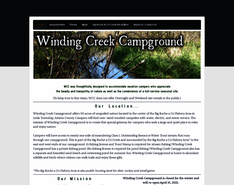 Windingcreekcampground.com thumbnail