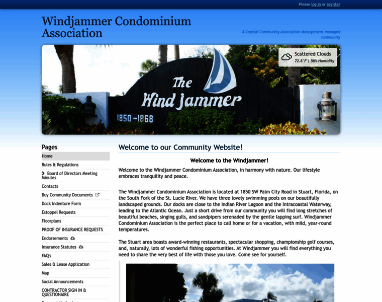 Windjammerstuart.com thumbnail