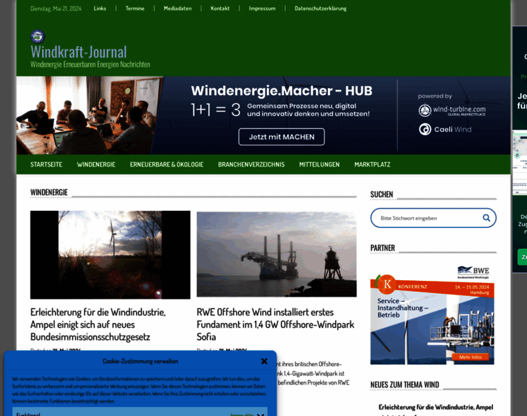 Windkraft-journal.de thumbnail