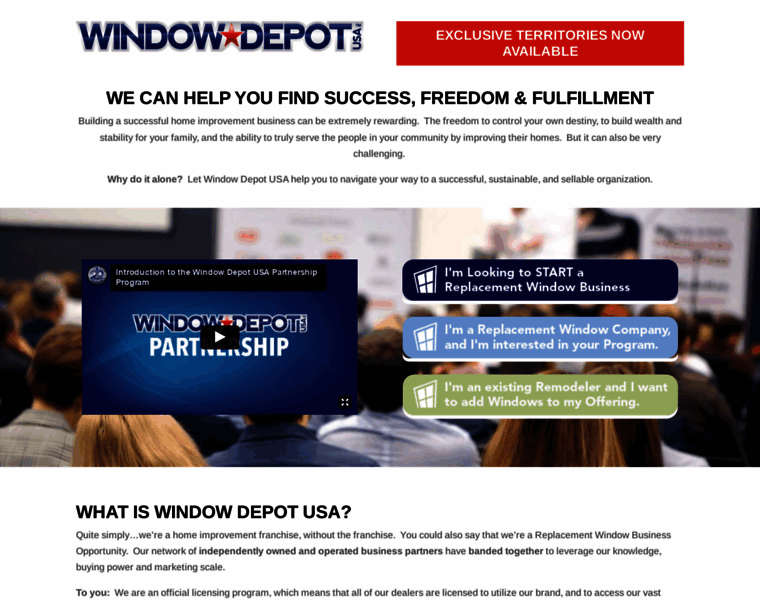 Windowdepotpartnership.com thumbnail