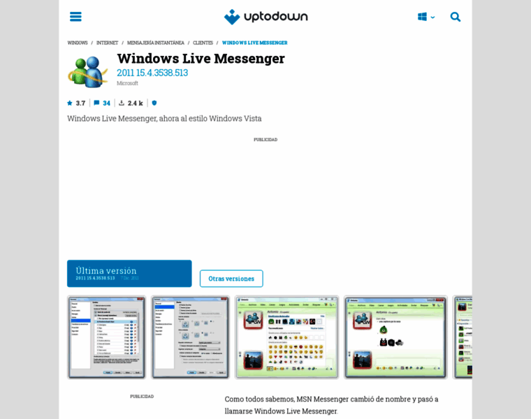 Windows-live-messenger.uptodown.com thumbnail