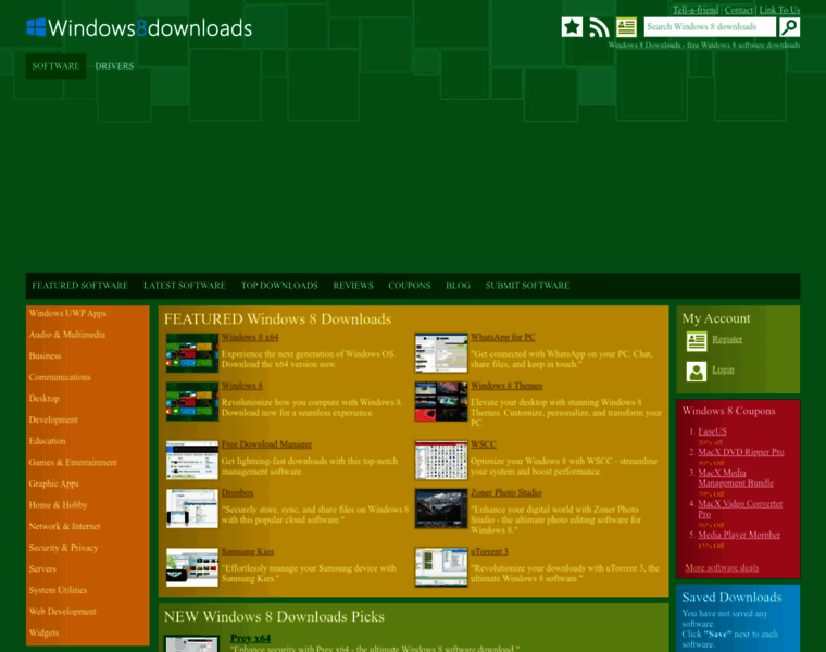 Windows8downloads.com thumbnail