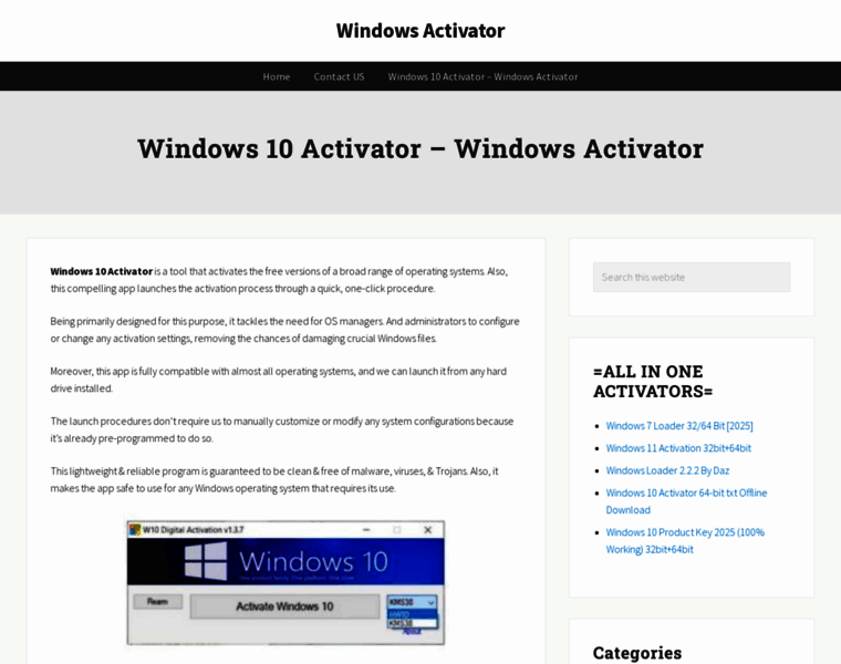 Windowsactivator.net thumbnail