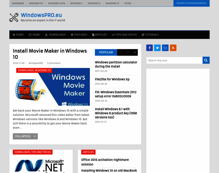 Windowspro.eu thumbnail