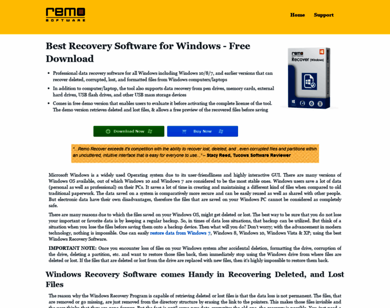 Windowsrecoverysoftware.net thumbnail