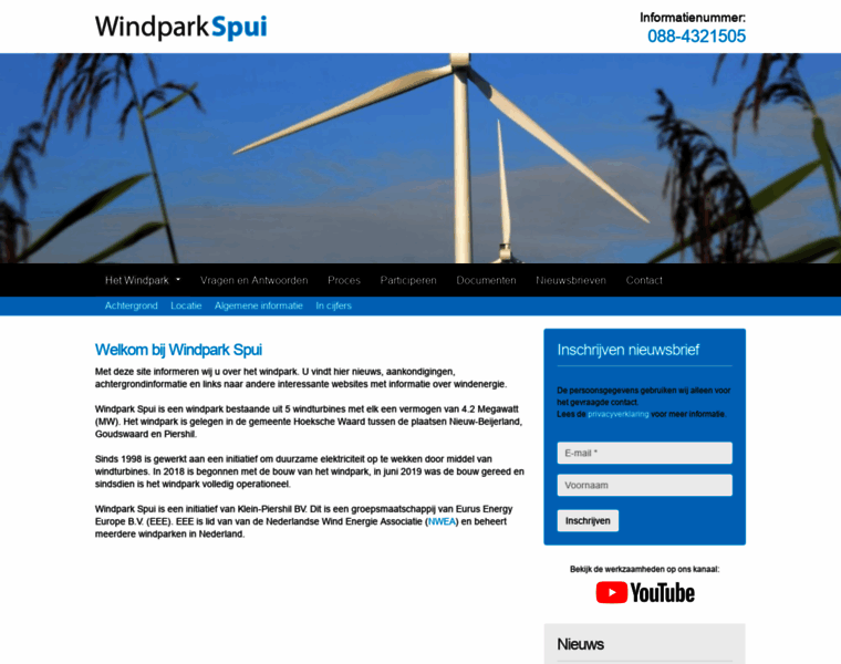 Windparkspui.nl thumbnail