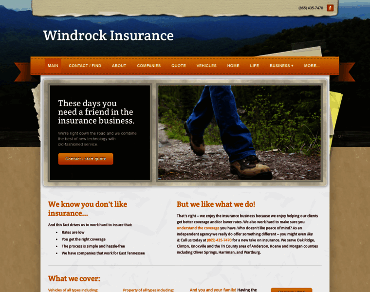 Windrockinsurance.com thumbnail