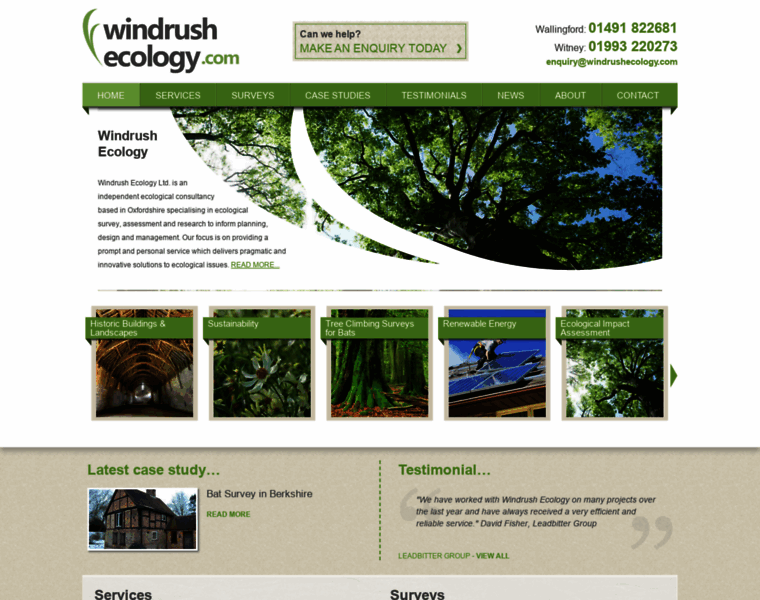 Windrushecology.com thumbnail