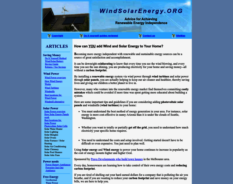 Windsolarenergy.org thumbnail