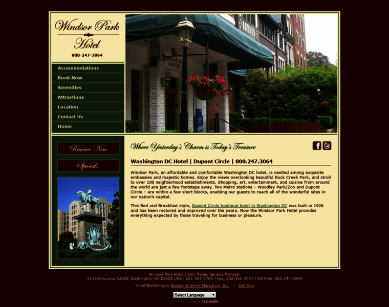Windsorparkhotel.com thumbnail