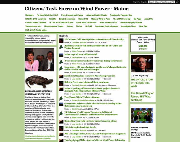 Windtaskforce.org thumbnail