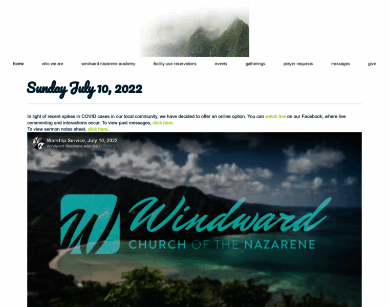 Windwardnazarene.com thumbnail