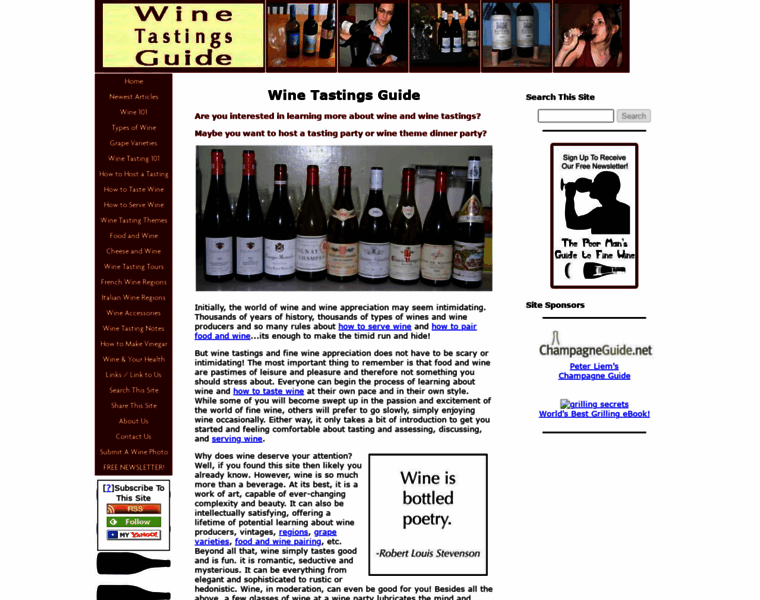 Wine-tastings-guide.com thumbnail