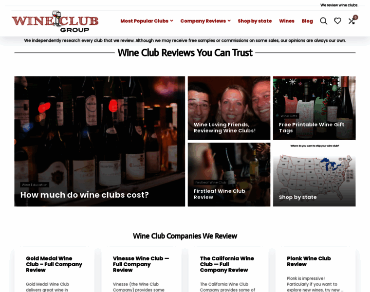 Wineclubgroup.com thumbnail