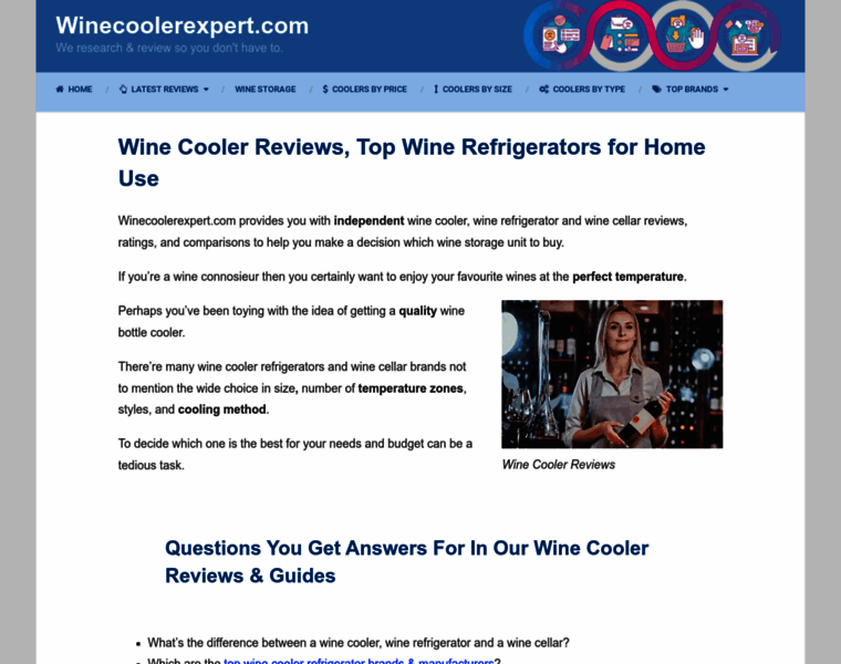Winecoolerexpert.com thumbnail