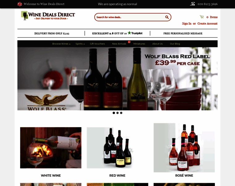 Winedealsdirect.co.uk thumbnail
