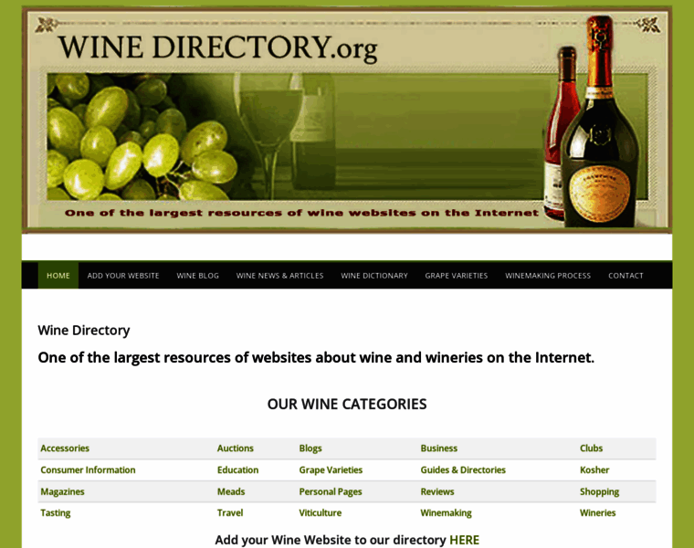 Winedirectory.org thumbnail