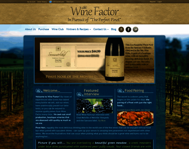 Winefactor.com thumbnail