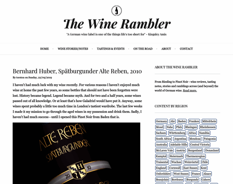 Winerambler.net thumbnail