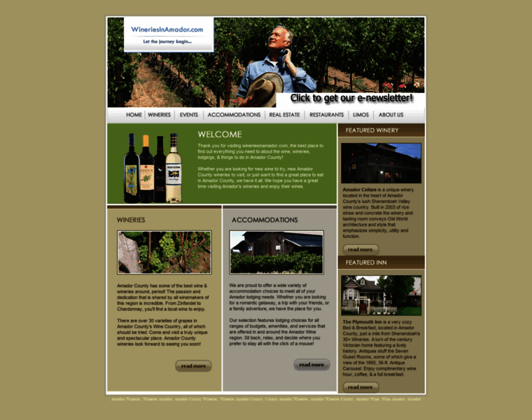 Wineriesinamador.com thumbnail