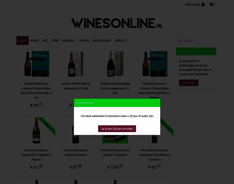 Winesonline.nl thumbnail