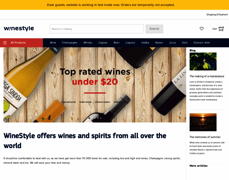 Winestyleonline.com thumbnail