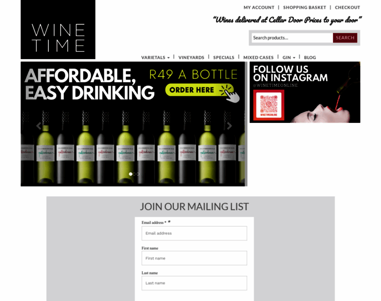 Winetimeonline.co.za thumbnail