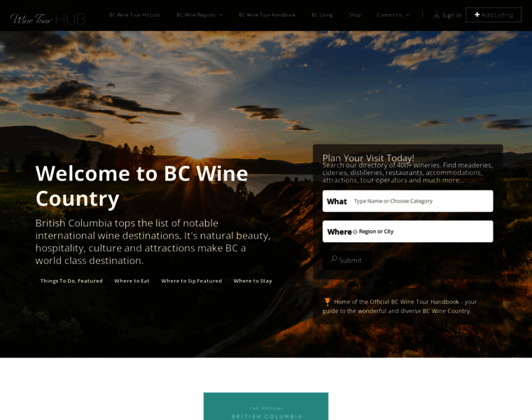 Winetourhandbook.ca thumbnail