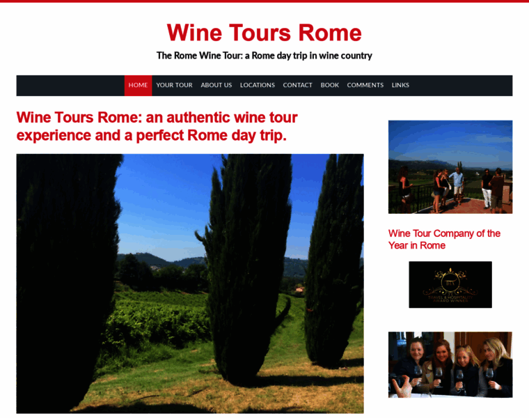Winetoursrome.com thumbnail