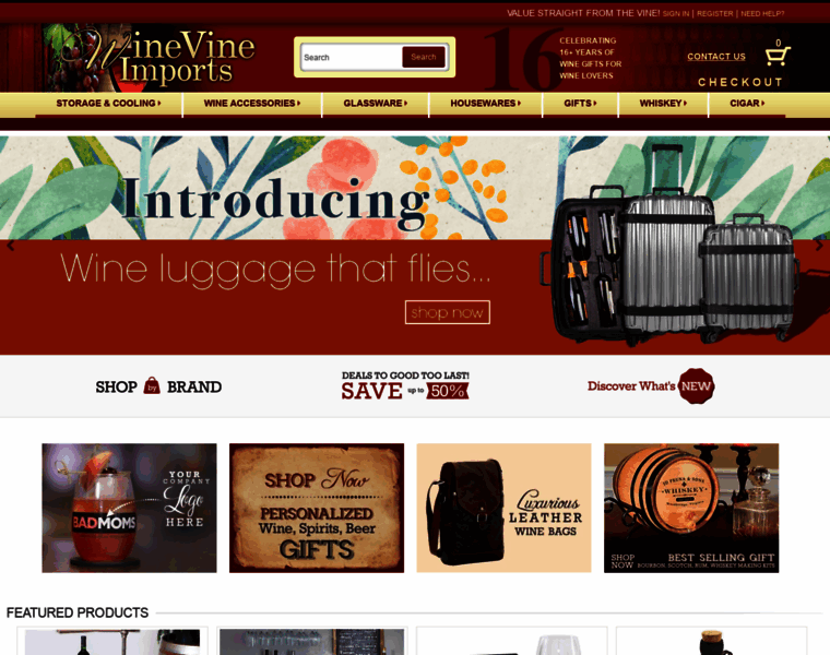 Winevineimports.com thumbnail