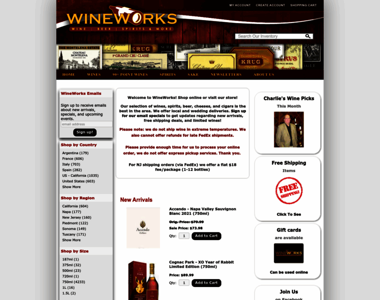 Wineworksonline.com thumbnail