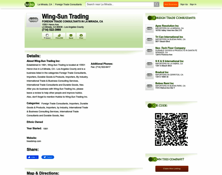 Wing-sun-trading-inc.hub.biz thumbnail