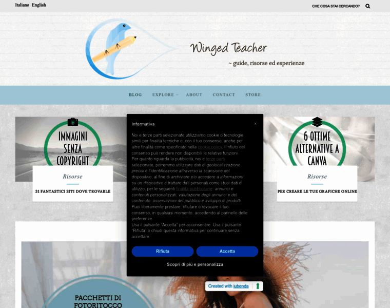 Wingedteacher.com thumbnail