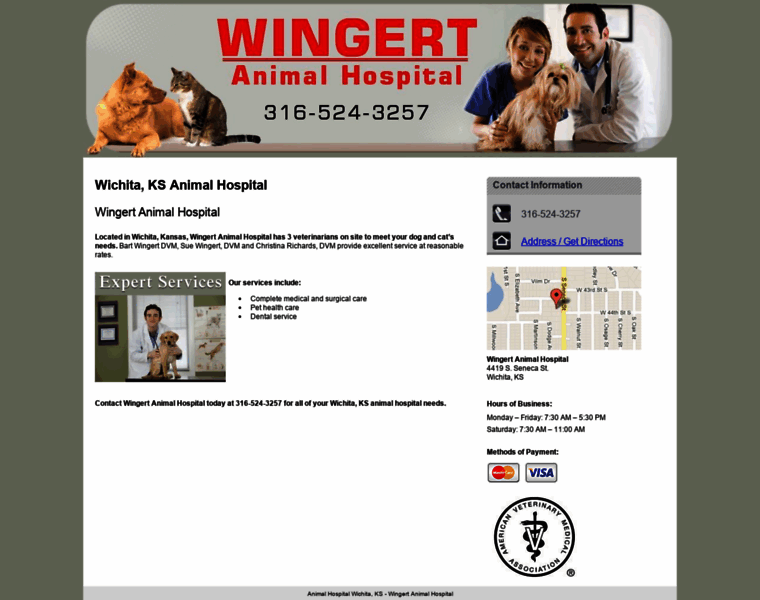 Wingertanimalhospital.com thumbnail
