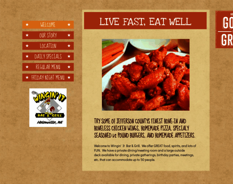 Winginitbarandgrill.com thumbnail