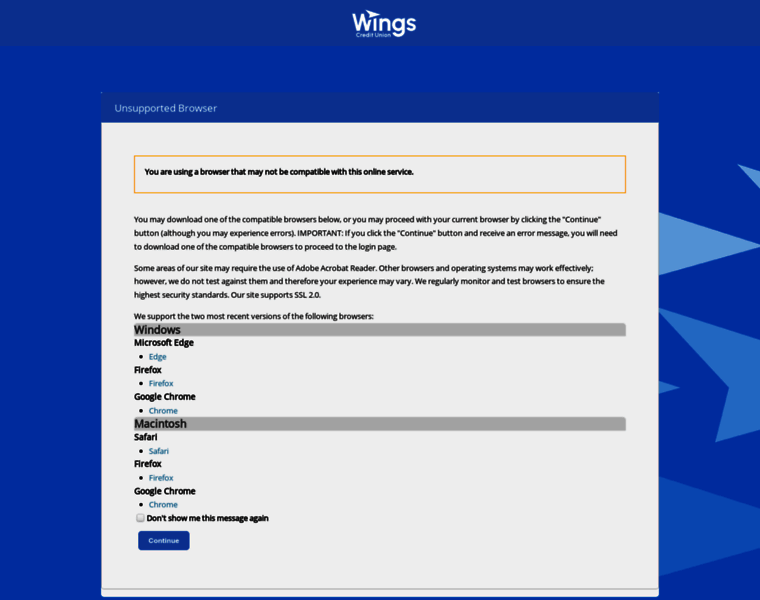 Wingsfinancial.onlinebank.com thumbnail