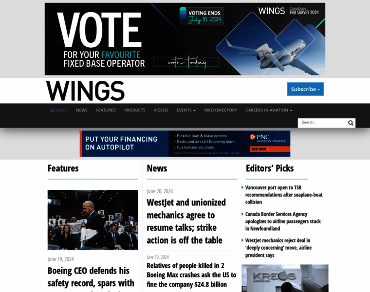 Wingsmagazine.com thumbnail