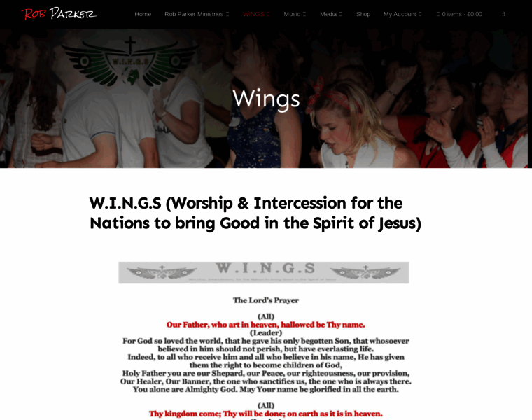 Wingsprayerhouse.com thumbnail