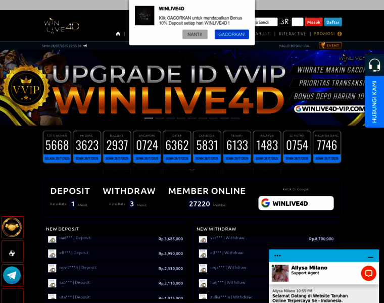 Winlive4dx.com thumbnail