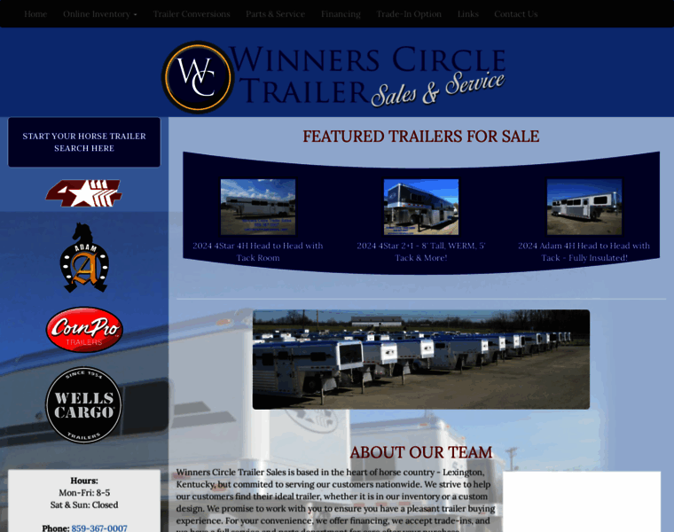 Winnerscircletrailers.com thumbnail