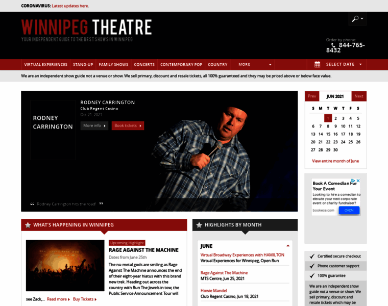 Winnipeg-theatre.com thumbnail
