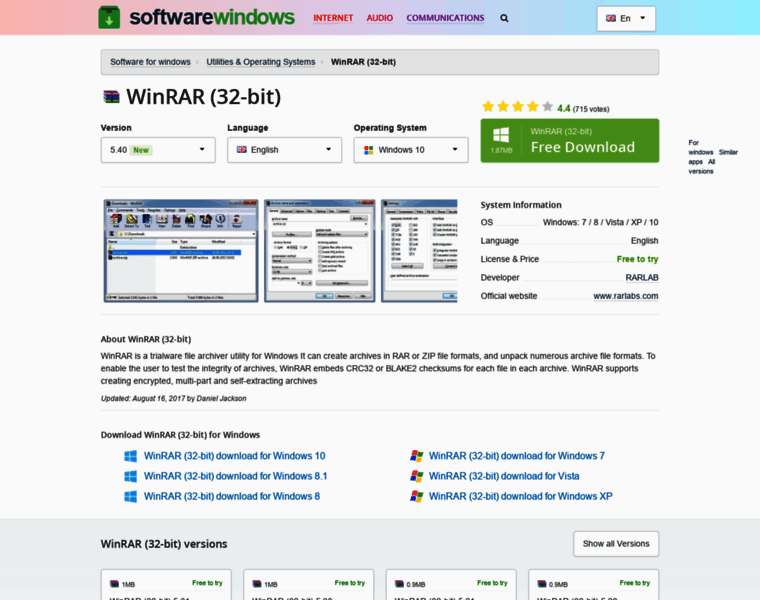 Winrar-32-bit.en.softwarewindows.com thumbnail